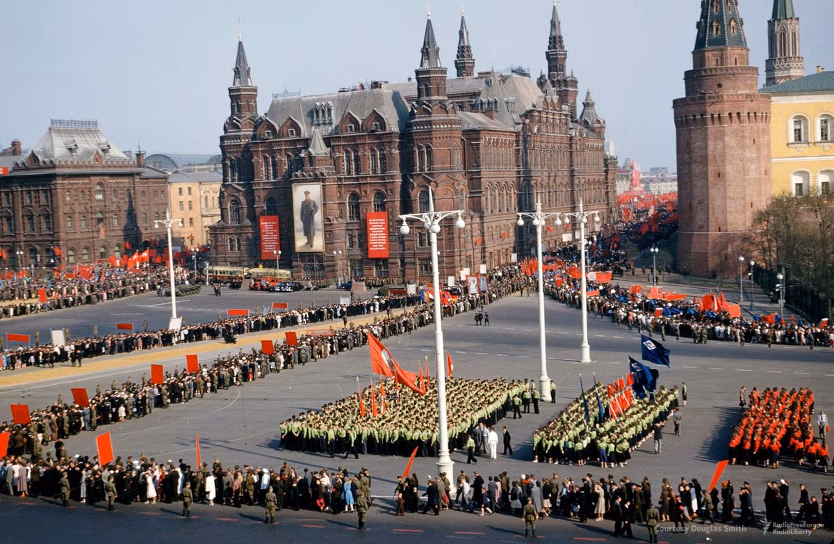 Một sự kiện được tổ chức trên Quảng trường Manezh. Ảnh: Russiatrek.org.