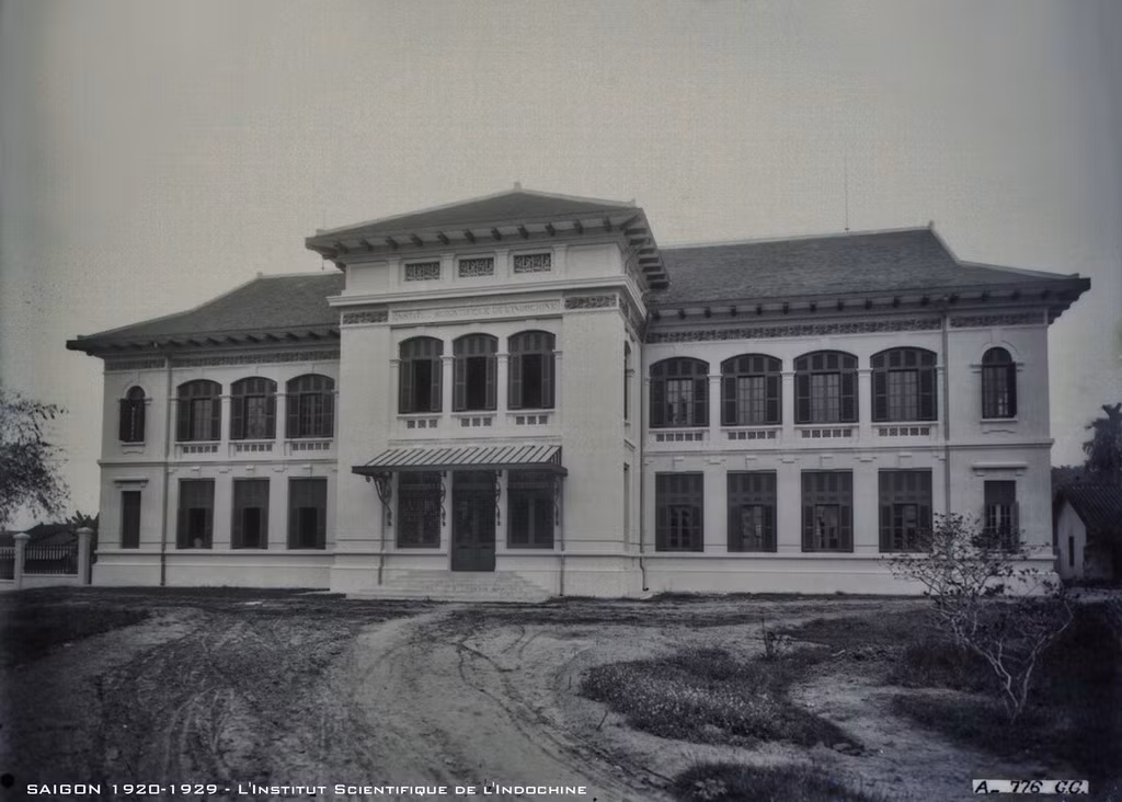 Viện Khoa Học Đông Dương trên phố Legrand de la Liraye (nay là Điện Biên Phủ). Ảnh tư liệu.