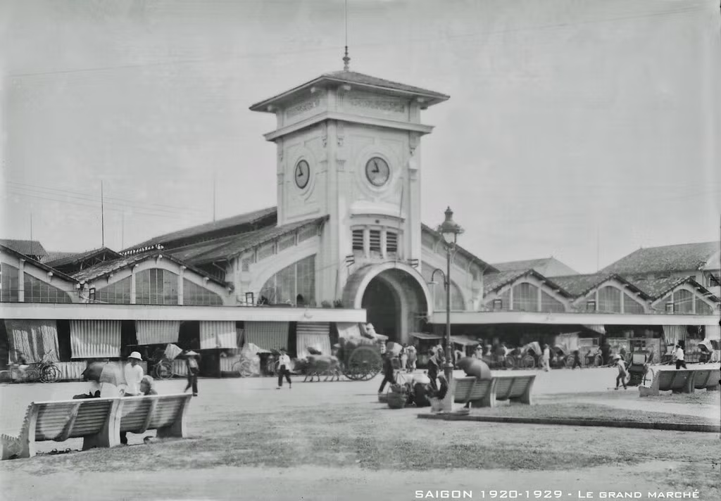 Chợ Bến Thành. Ảnh tư liệu.