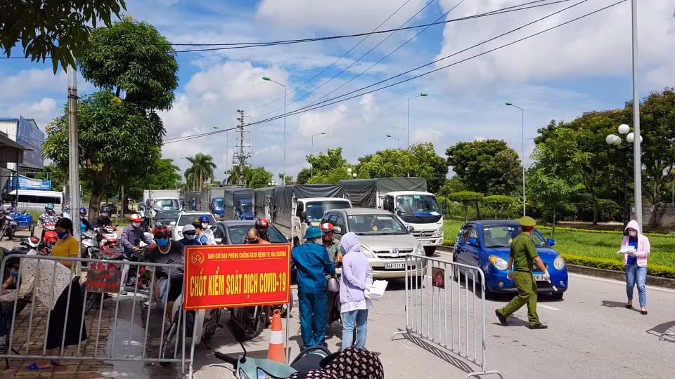 Tình trạng ùn tắc đã xảy ra.