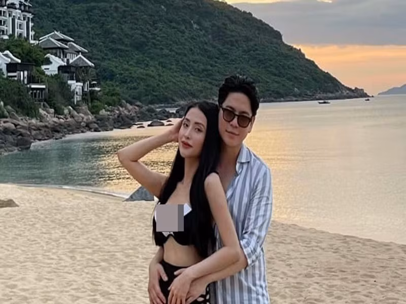 Trên trang cá nhân, Mai Hồ vừa chia sẻ loạt ảnh bên ông xã Nam Bùi trong chuyến du lịch ở Đà Nẵng sau khi từ Đức về Việt Nam.