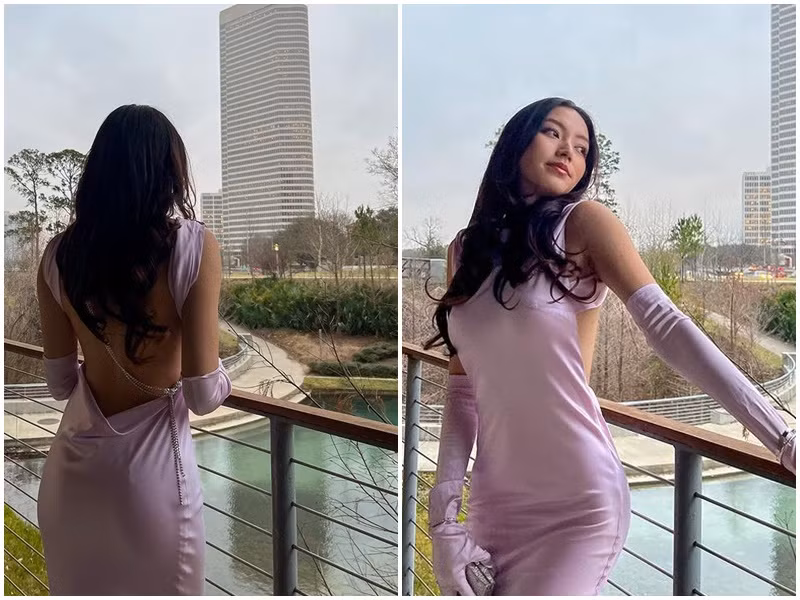 Để khoe triệt để đường cong hình thể hút mắt người đối diện, Isabella lựa chọn các mẫu váy bó sát, có những khoảng hở táo bạo. Ảnh: Instagram