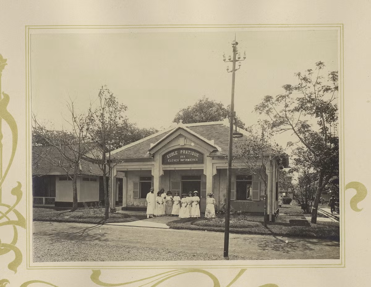 Cơ sở thực hành cho sinh viên ngành điều dưỡng ở bệnh viện bản địa, 1908.