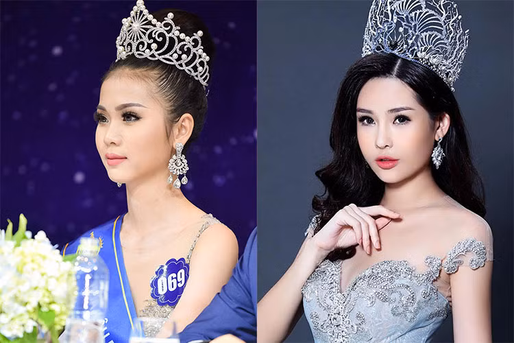 Tại cuộc thi Hoa hậu Đại dương 2017, Ngân Anh đăng quang còn Kim Ngọc dừng chân ở top 15.