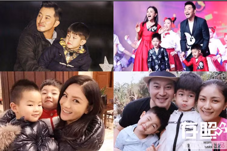 Hồ Khả - Sa Dật có hai cậu con trai kháu khỉnh. Tên tuổi của cặp vợ chồng diễn viên Hoa ngữ này trở nên hot khi Hồ Khả cùng quý tử tham gia "Bố ơi mình đi đâu thế".