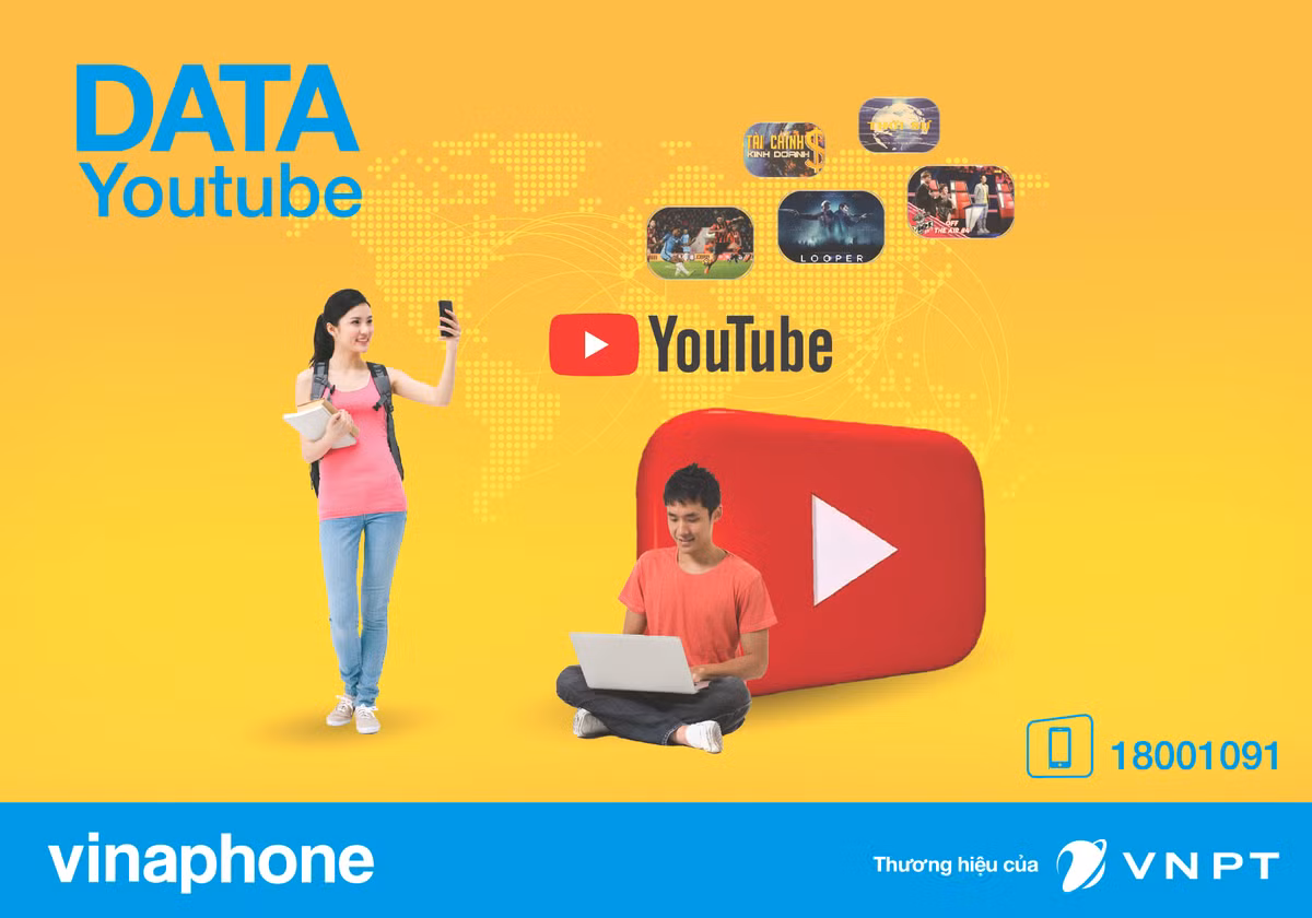 Thue bao VinaPhone “vinh biet” noi lo Data khi xem Youtube