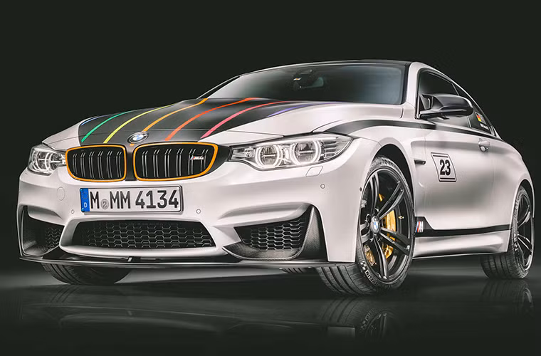 BMW M4 DTM Champion Edition: Để mừng chiến thắng của tay lái Marco Wittmann tại Deutsche Tourenwagen Masters 2014, BMW đã ra mắt phiên bản M4 đặc biệt, sản xuất giới hạn. Con số 23 nằm 2 bên cửa ám chỉ số áo của Wittmann, cũng như mẫu xe này chỉ được sản xuất 23 chiếc. Mỗi chiếc được sơn màu trắng Alpine phối với viền đen, ca-pô và nắp cốp sau có nền đen nhám và trang trí 7 đường chỉ màu theo 7 màu quang phổ.
