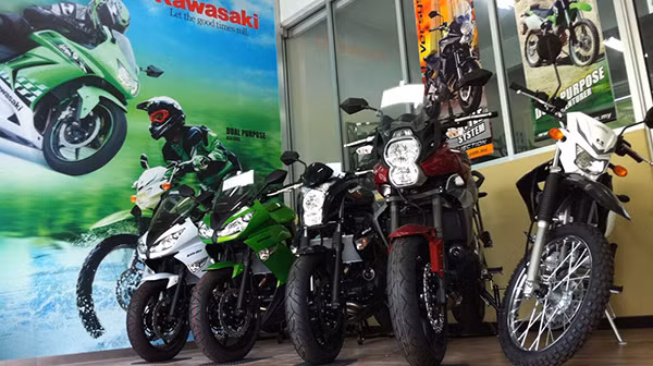 Showroom chính hãng sẽ phân phối nhiều mẫu Kawasaki tại Việt Nam