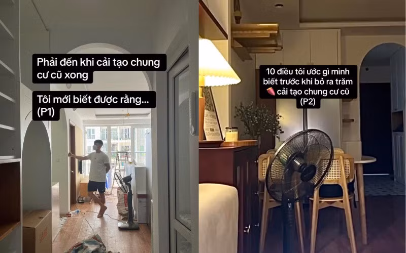 Kinh nghiem hay cho viec cai tao chung cu cu cho gia dinh