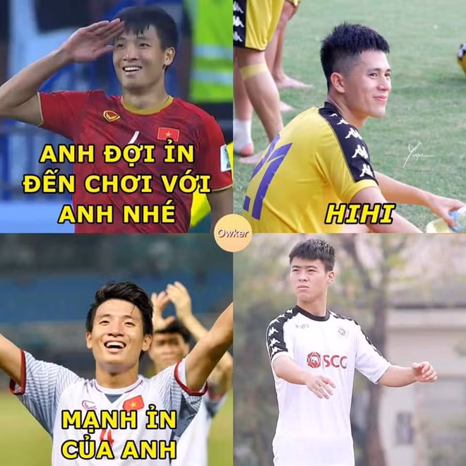 Được biết đến là những người bạn thân thiết, khi Đình Trọng điều trị chấn thương ở nước ngoài, những đồng đội thường xuyên liên lạc và quan tâm đến anh nhất có lẽ là Tiến Dũng và Duy Mạnh. Ảnh: Fandom Owker.