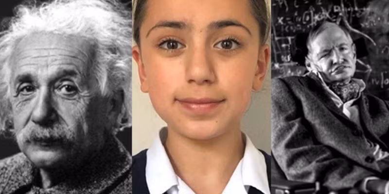 Be gai co bo oc thien tai, IQ vuot ca Albert Einstein