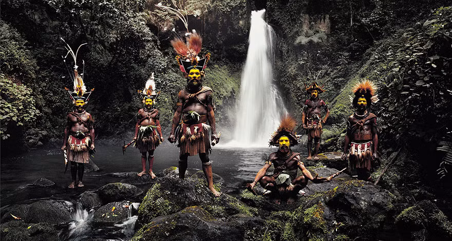 Bộ lạc Huli ở Indonesia và Papua New Guinea. (Nguồn Bored Panda)