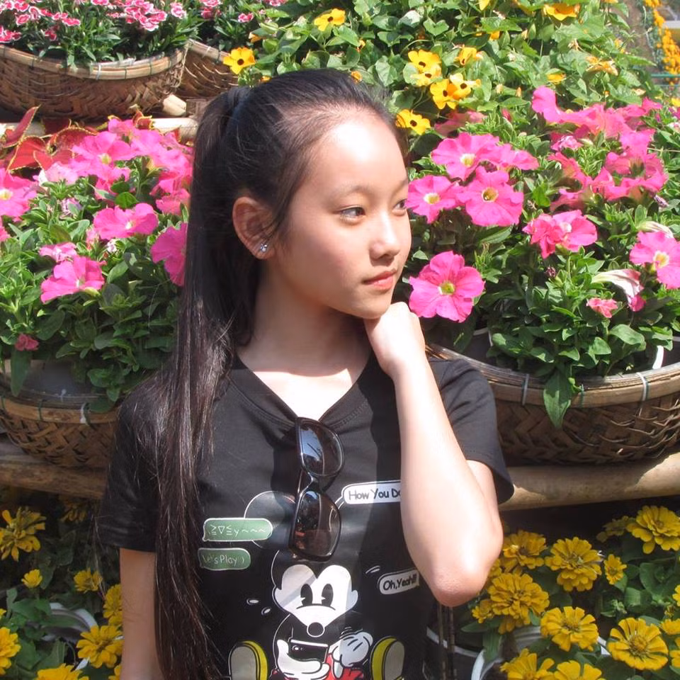 Và là một cô gái giản dị, hiền lành... Ảnh trong bài: Facebook nhân vật.
