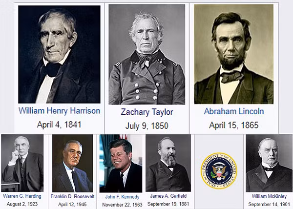 Người ta cho rằng, để trả thù, người anh em của Tecumseh, Tenskwatawa đã đưa ra lời nguyền cho Harrison và các tổng thống Mỹ sau này là cứ 20 năm một lần, tổng thống Mỹ nào nhậm chức thì sẽ chết trong nhiệm kỳ của mình.