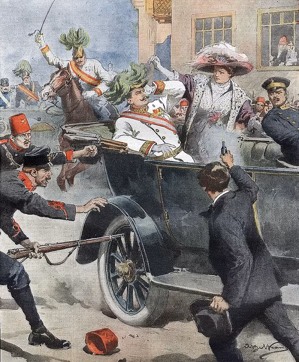 Serbia đề nghị Tòa Trọng Tài thường trực (thành lập năm 1899) phân xử nhưng Áo-Hung đã tuyên chiến vào ngày 28.7.1914, tròn một tháng sau cái chết của Ferdinand.