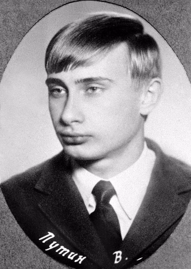 Ông Putin ở Saint Petersburg, Nga, 1970.