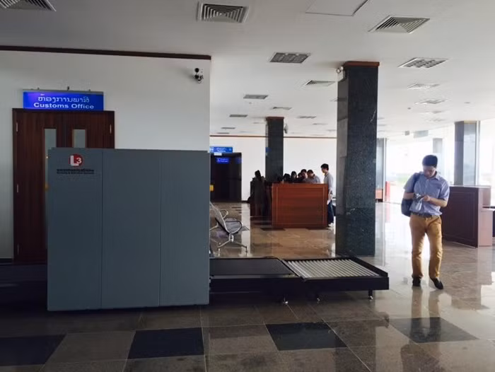 Khu vực kiểm tra an ninh hành lý.