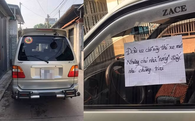 Đỗ xe chắn cửa nhà, tài xế khi bị chủ nhà “dằn mặt“ Do xe chan cua nha, tai xe khi bi chu nha “dan mat“