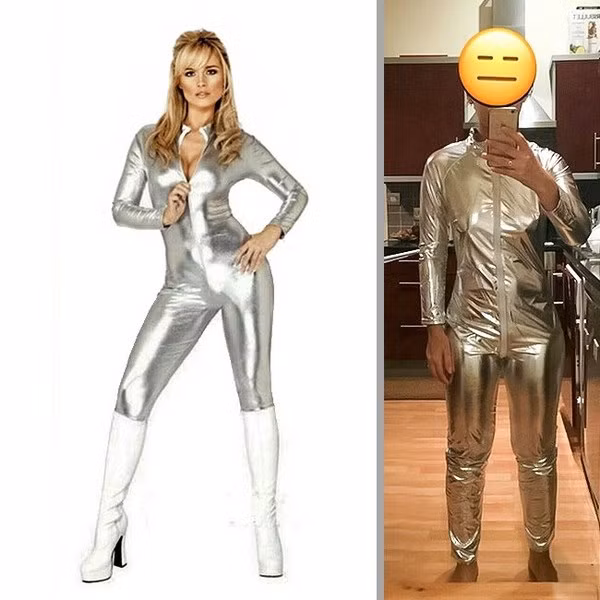 Có vẻ như sản phẩm thực tế mặc lên không được sexy như trong quảng cáo.