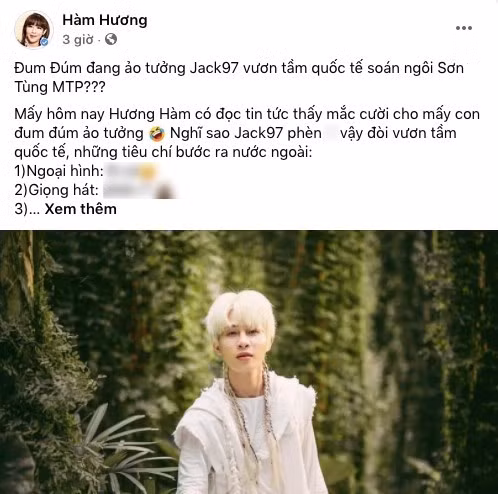 Không riêng gì Diệu Nhi, Hàm Hương đã từng mang ý kiến tiêu cực, cà khịa các nghệ sĩ Việt khác khiến nhiều người tỏ ra phẫn nộ. Một số khác lại bày tỏ sự thích thú với những ý kiến này của Hương Hàm.