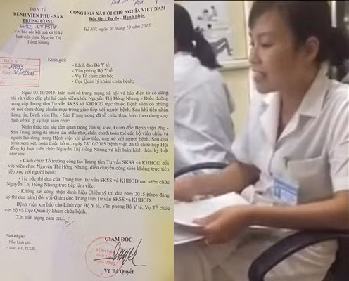 Cách chức điều dưỡng xúc phạm bệnh nhân hút thai ở HN Cách chúc dieu duong xuc pham benh nhan hut thai ỏ HN