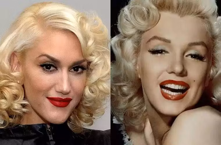 Gwen Stefani không có điểm gì giống Marilyn Monroe, ngoại trừ mái tóc, thế nên cô cũng bị liệt vào danh sách những ngôi sao không bắt chước nổi Marilyn.