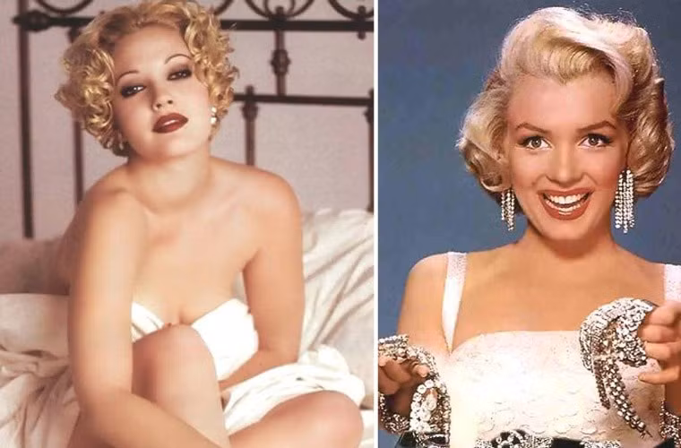 Mặc dù rất yêu mến Marilyn Monroe, nhưng Drew Barrymore cũng không thể hóa thân thành thần tượng của mình dù trang điểm các cách.