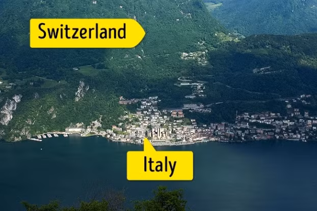  Campione d'Italia: Thị trấn nhỏ này là một nơi tuyệt vời ở Thụy Sĩ. Bạn có thể sử dụng đồng euro hoặc đồng franc Thụy Sĩ và gửi thư bằng mã bưu điện của Ý hoặc mã bưu điện của Thụy Sĩ.