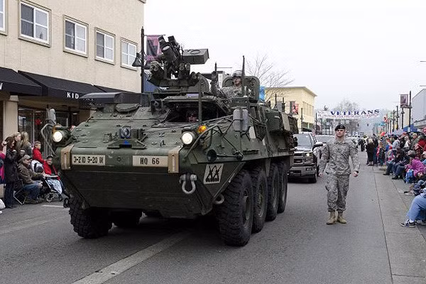 Xe Stryker ICV phục vụ trong lục quân Mỹ từ năm 2002. Ảnh: McCullough.