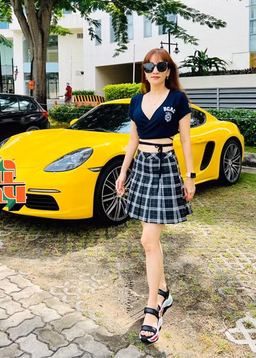 Khánh Thi đã lấy lại được trạng thái cân bằng trong cuộc sống.