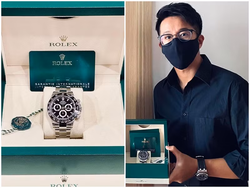 Matt Liu còn sở hữu bộ sưu tập đồng hồ tiền tỷ. Ảnh: FB Matt Liu