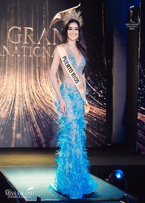 Vẻ đẹp nóng bỏng của Vivianie Diaz-Arroyo - đại diện Puerto Rico phù hợp với tiêu chí của cuộc thi Hoa hậu Hòa bình Quốc tế. Ảnh: Miss Grand International