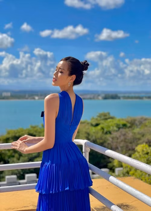 Đại diện Việt Nam Đỗ Thị Hà giữ tinh thần tốt trong những ngày qua.