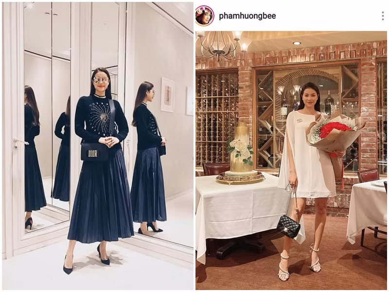Phạm Hương giữ kín chuyện mang bầu, sinh con trong cả 2 lần. Ảnh: Instagram Phạm Hương