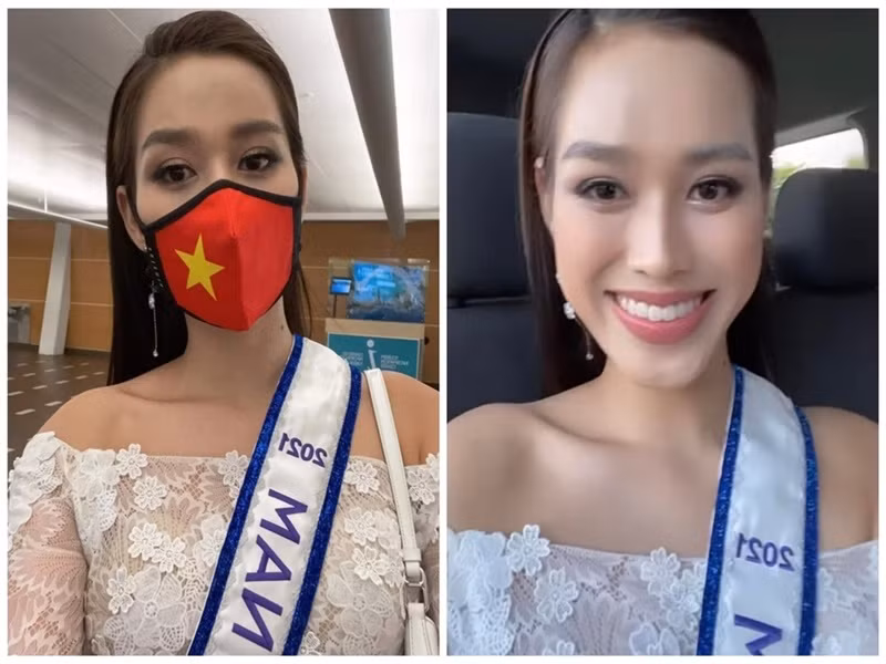 Đỗ Thị Hà là một trong những thí sinh cuối cùng đến cuộc thi do bị delay 3 tiếng. Ảnh: Yan