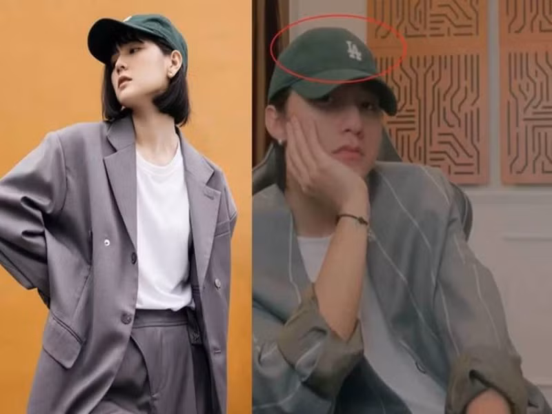 Từ tháng 1/2021, Hải Tú thừa nhận cô bắt đầu thích đội mũ. Ảnh: Saostar