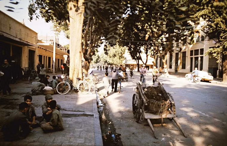 Một góc phố ở trung tâm Hà Nội.