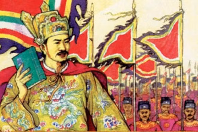 Vị vua lập một lần nhiều hoàng hậu nhất? Đại Việt sử lược ghi Lý Thánh Tông lập một lần tám bà hoàng hậu ("lập hậu bát nhân"). Trong các sách khác như Đại Việt sử ký toàn thư hay Khâm Định Việt Sử Thông Giám Cương Mục không thấy ghi chi tiết này nhưng cũng không có thông tin nào mâu thuẫn. Lý Thánh Tông (chữ Hán: 李聖宗 30 tháng 3 năm 1023 – 1 tháng 2 năm 1072) là vị hoàng đế thứ ba của hoàng triều Lý nước Đại Việt, trị vì từ tháng 11 năm 1054 đến khi qua đời năm 1072. Ông tên thật là Lý Nhật Tôn- con trưởng của Lý Thái Tông và Linh Cảm Hoàng hậu họ Mai. Ông sinh ngày 25 tháng 2 năm Quý Hợi niên hiệu Thuận Thiên thứ 14 (tức ngày 30 tháng 3 năm 1023) tại cung Long Đức vào cuối thời Lý Thái Tổ.[4][3] Tháng 5 âm lịch năm 1028, ngay sau khi lên ngôi, Lý Thái Tông sách phong Lý Nhật Tôn làm Thái tử.