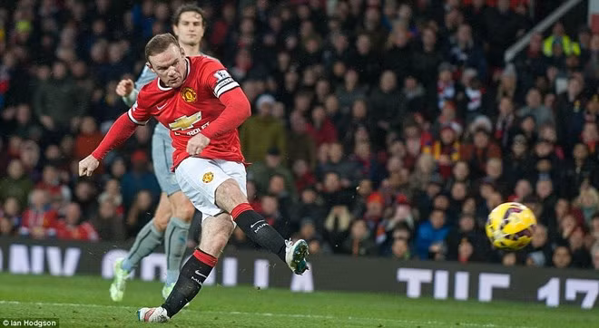 Rooney là người ghi nhiều bàn nhất trong các trận derby Manchester.