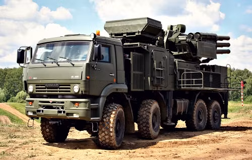 "Mãnh thú" phòng không Pantsir-S1 của Nga.