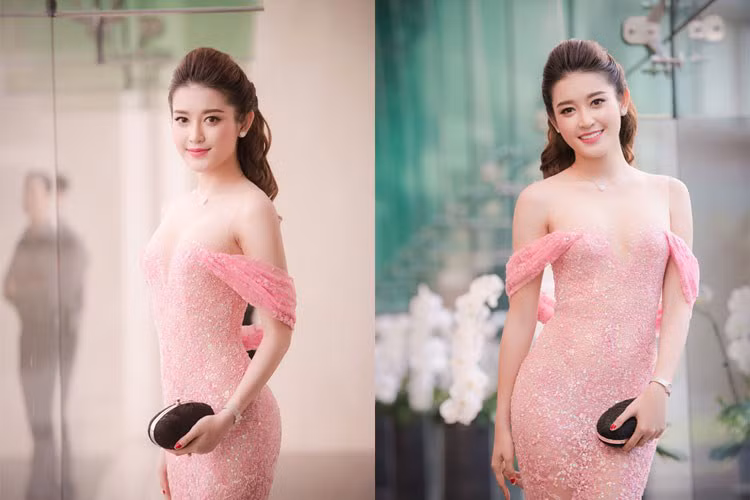 Nguyễn Trần Huyền My cũng thử nghiệm cho mình phong cách thời trang táo bạo và quyến rũ nhưng vẫn sang trọng và tinh tế. Ảnh: Lê Chí Linh