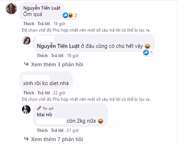 So với hình ảnh trước đây, gương mặt của Mai Hồ gầy đi thấy rõ.