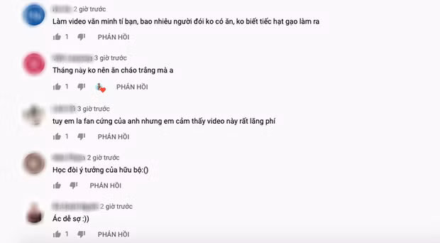 Cư dân mạng tỏ ra hết sức phẫn nộ trước việc cho con gà còn nguyên lông vào nồi cháo, vì làm như thế trông rất mất vệ sinh.