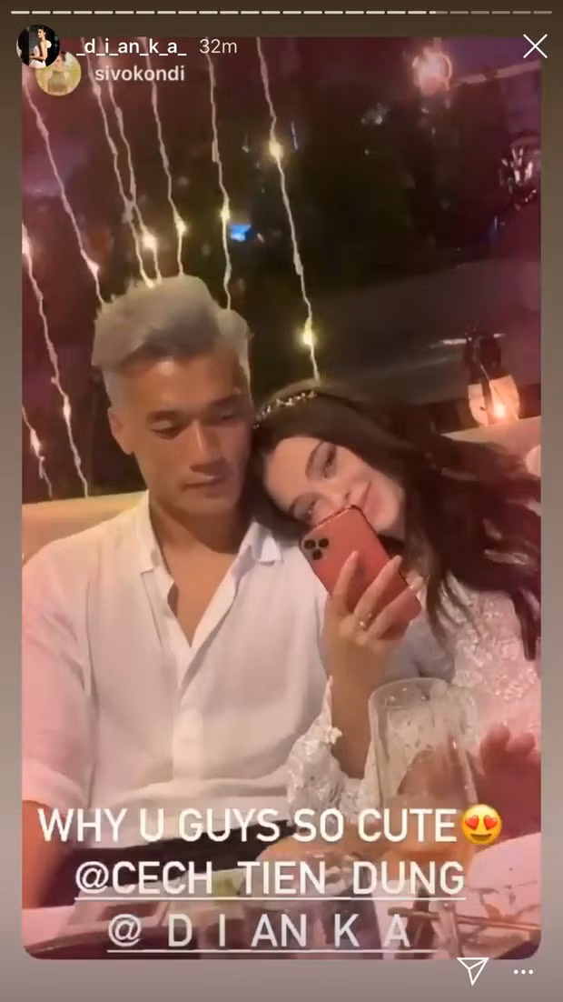 Mới đây nhất, vào ngày sinh nhật Dianka Zakhidova Bùi Tiến Dũng tiếp tục cho dân tình phát cuồng khi công khai đăng hình đôi, caption đi kèm trái tim cùng với bạn gái mới.
