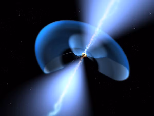 Nếu một thiên hà chắng may có một "trái tim" quasar, vật thể trung tâm nhỏ bé này sẽ tỏa sáng gấp 1.000 lần thiên hà chủ của nó. Ánh sáng rực rỡ này tương đương với độ tàn phá của nó.
