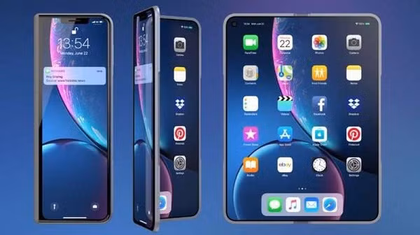  Apple đang phát triển một số mô hình iPhone màn hình có thể gập lại linh hoạt.