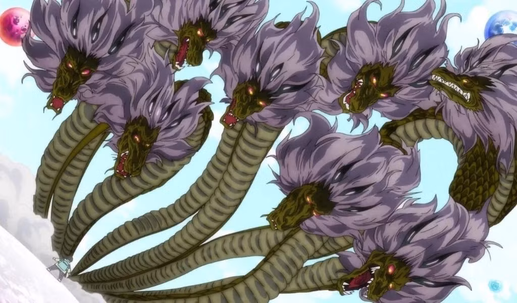 Biết không đủ khả năng tiêu diệt Yamata no Orochi, thần Susanoo liền bày kế đặt 8 vò rượu sake vào trong một hàng rào gỗ do biết quái vật này thích uống rượu. Ảnh: japan-avenue.com.
