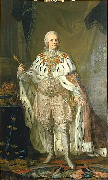Mỗi ngày, vua Adolf Frederick thưởng thức nhiều món ăn ngon, uống rượu... để thỏa mãn sở thích cá nhân. Ảnh: Lorens Pasch the Younger.