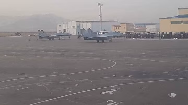 Hiện tại, trong biên chế của Không quân Mông Cổ đang có tổng cộng sáu chiến đấu cơ MiG-29. Nguồn ảnh: Rumil.