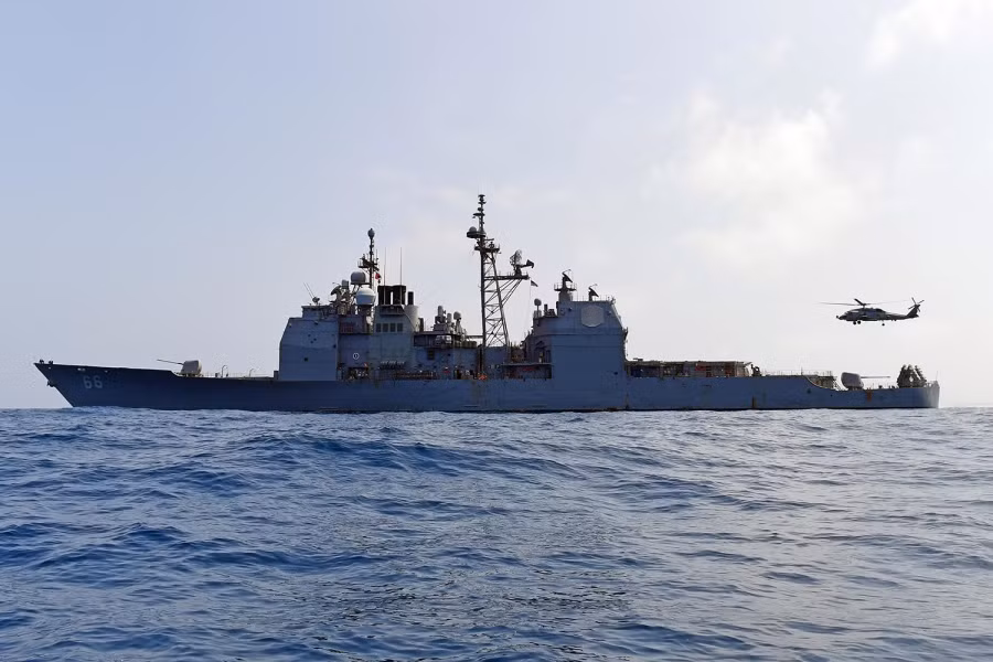  Tàu USS Hue City là lớp tuần dương hạm hiếm hoi trên thế giới hiện nay còn đang hoạt động. Tàu được đóng theo lớp Ticonderoga - lớp tuần dương hạm duy nhất của Hải quân Mỹ hiện nay. Nguồn ảnh: Pinterest.